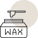 Waxing Wachs Illustration als Icon
